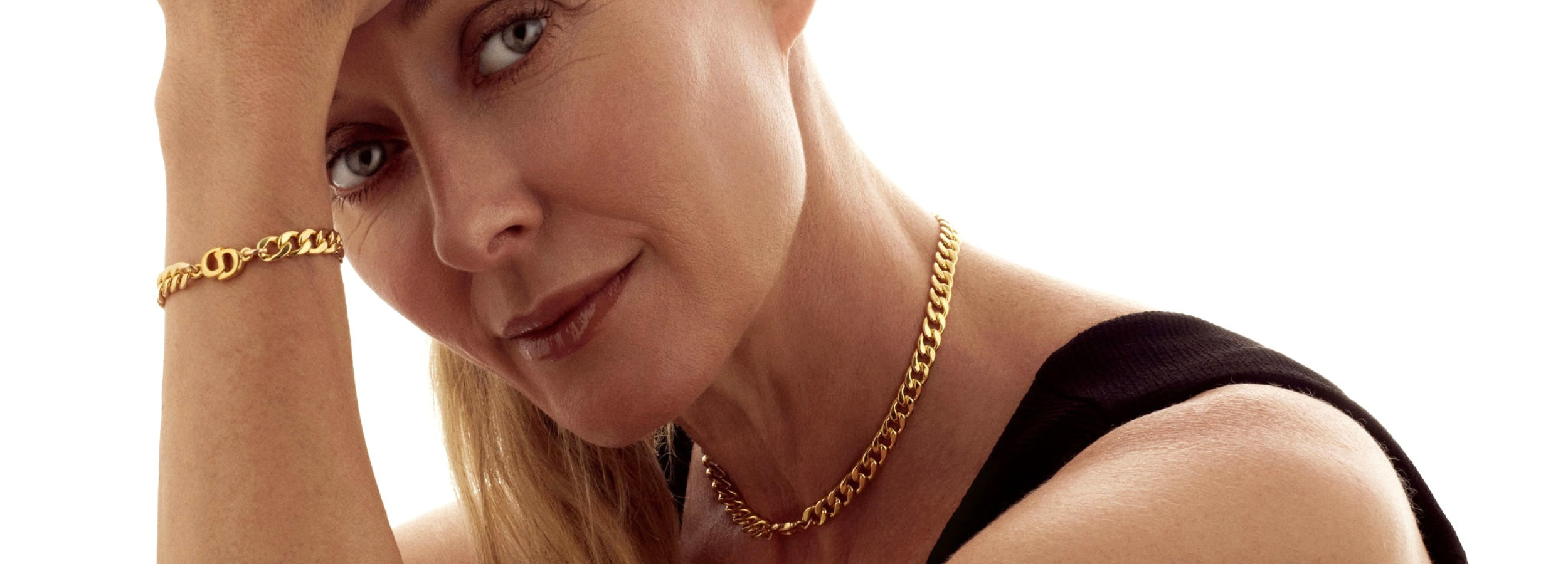 Large Gold CD Choker