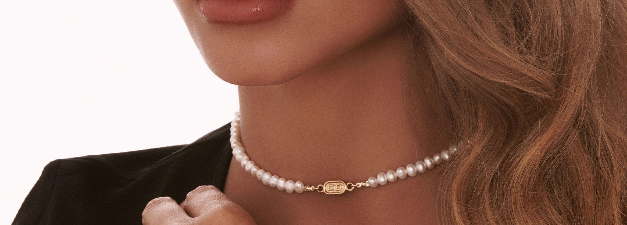 Large Gold CD Choker
