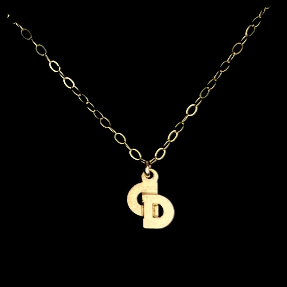 Mini Gold Logo Necklace