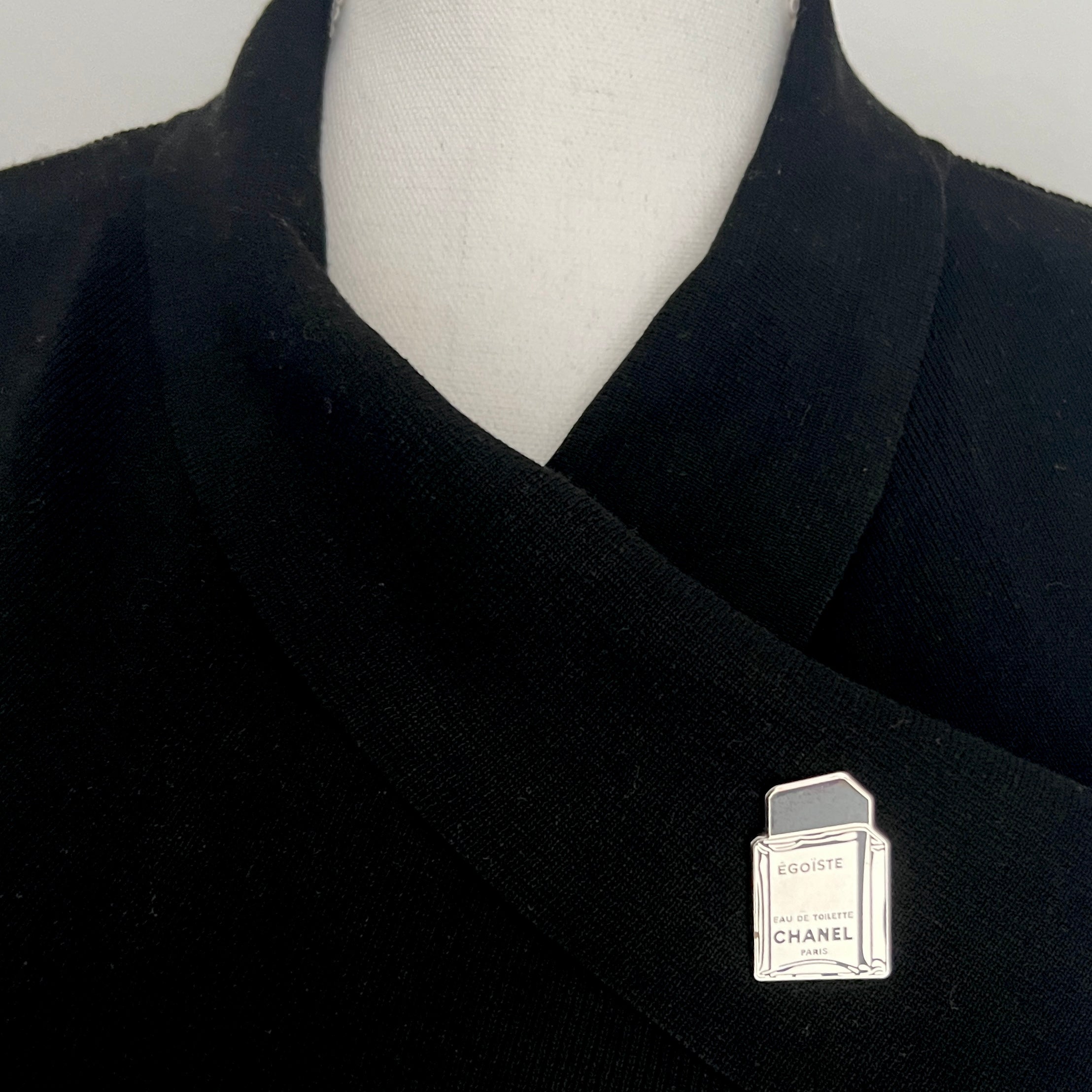 Silver Perfume Brooch