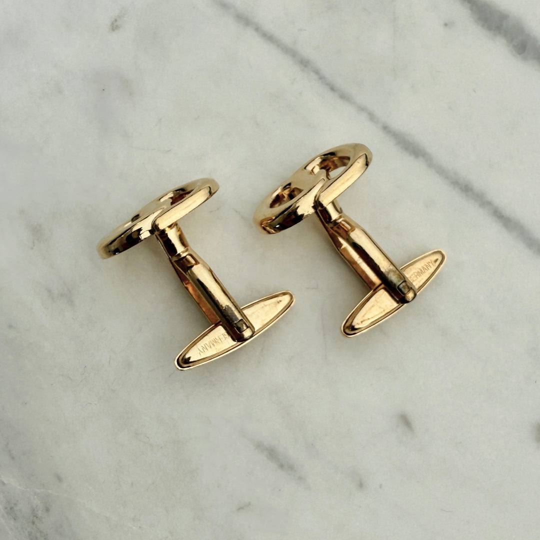 Gold Logo Cufflinks