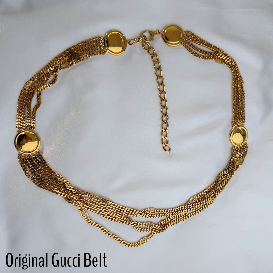 Small Gold Logo Cuban Choker