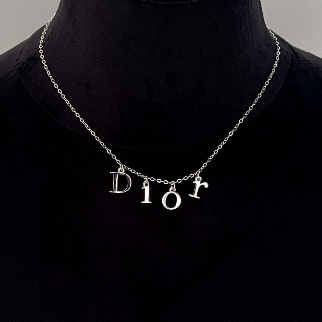 Silver Letter Necklace