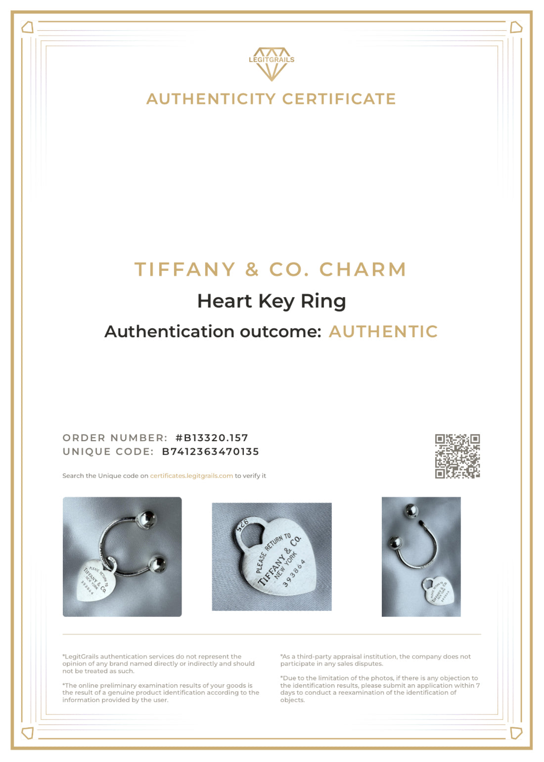 Silver Heart Charm Necklace