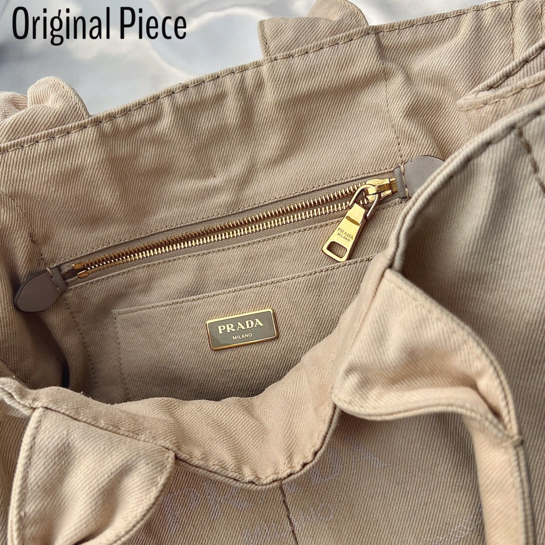 Beige & Silver Rectangular Logo Choker