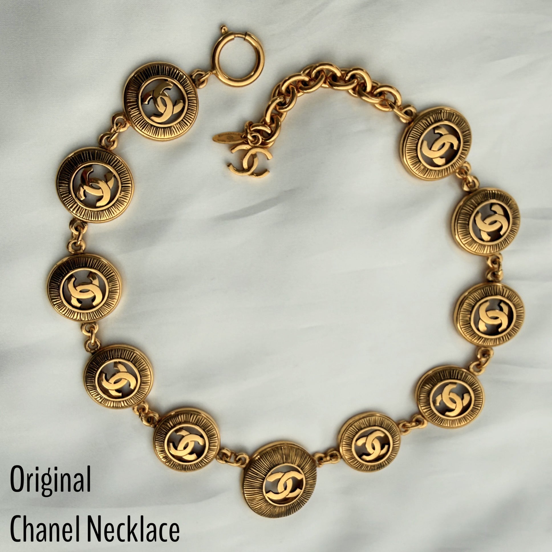 Gold Cut Out Logo Bracelet