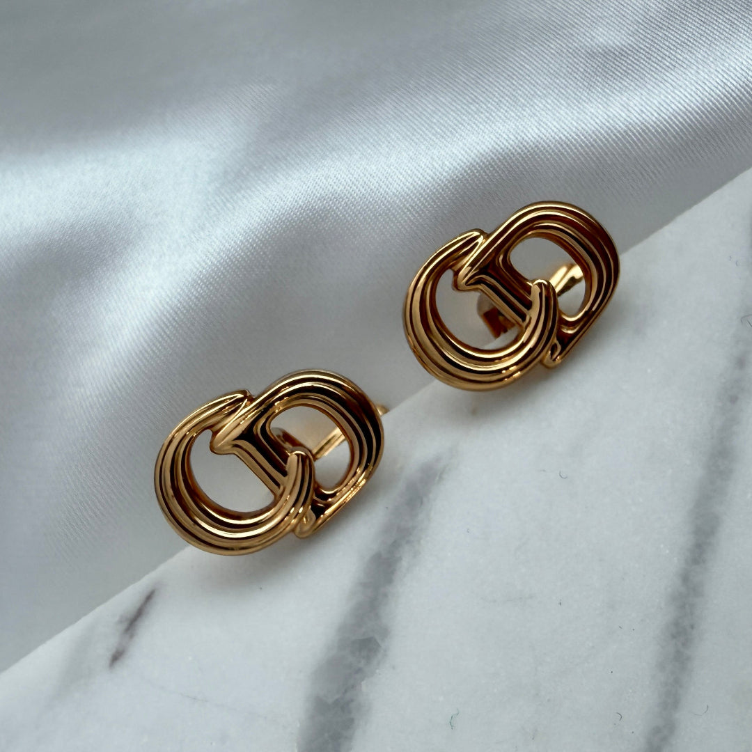 Gold Logo Cufflinks