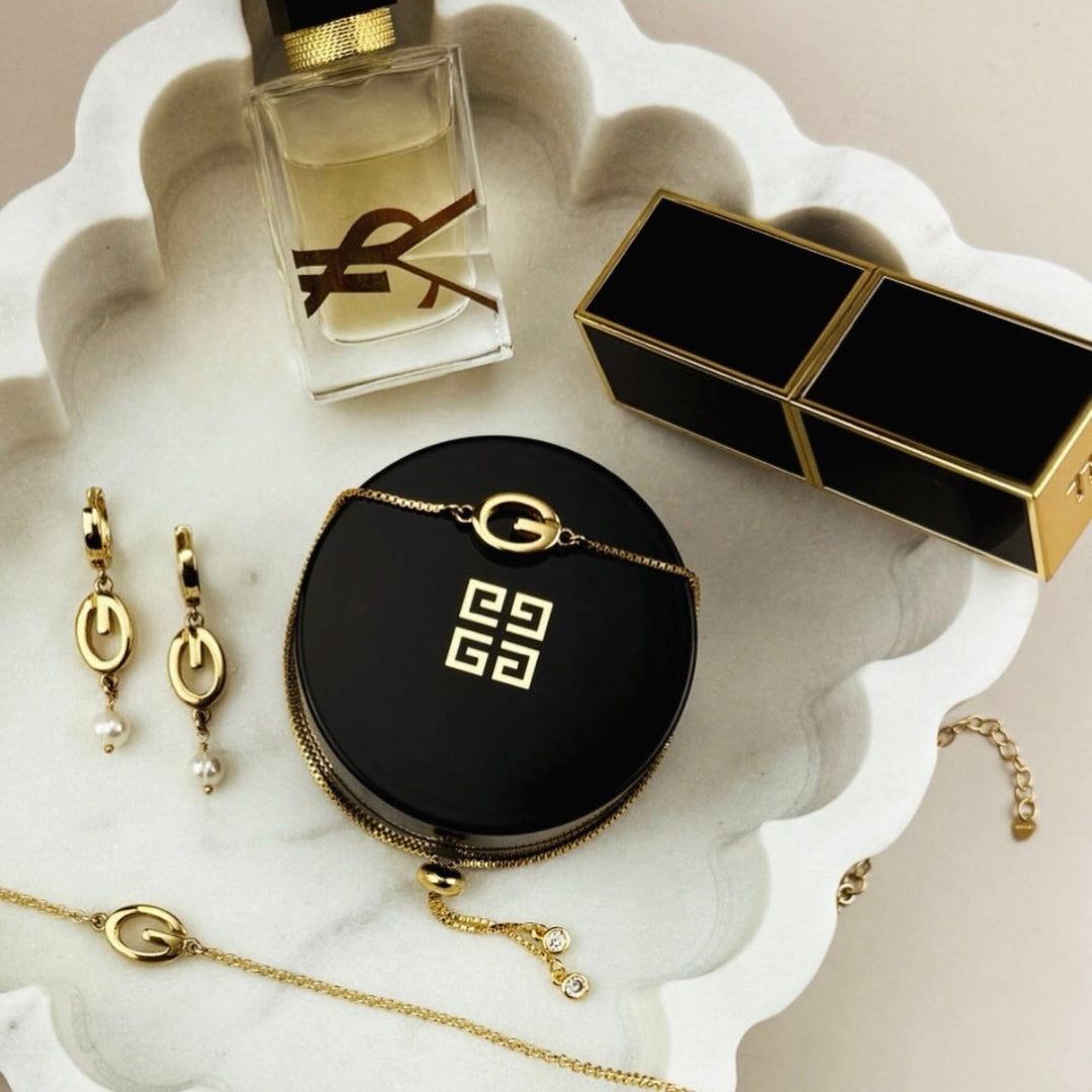 Gold Logo Choker