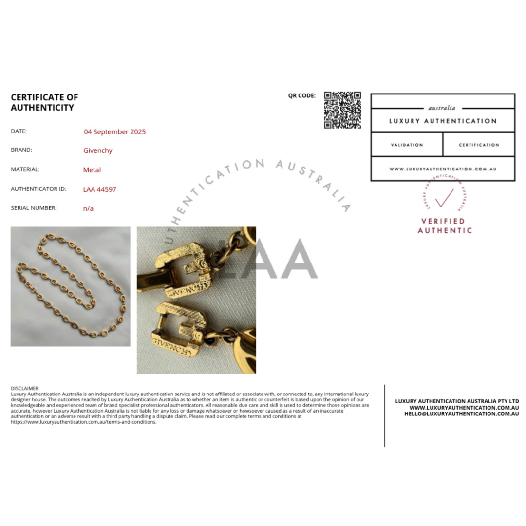 Gold Logo Earrings with Pearl Drop