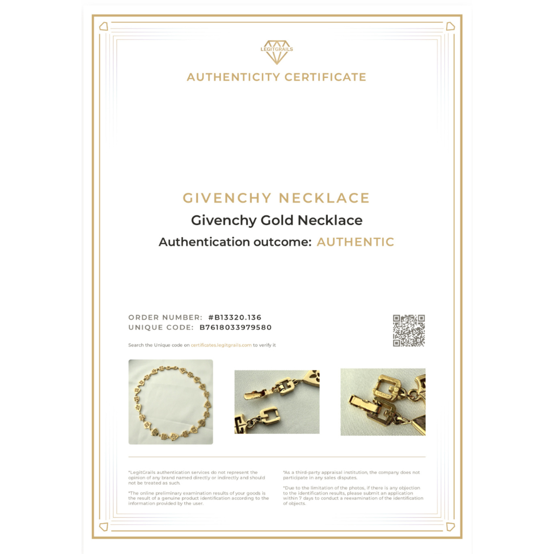 Statement Gold Logo Necklace with Crystal Drop