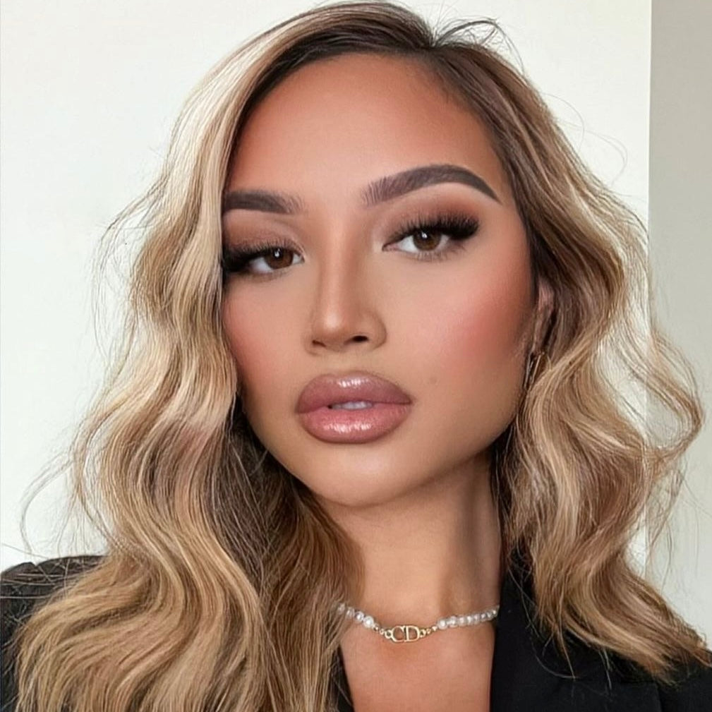 Gold Logo Pearl Choker