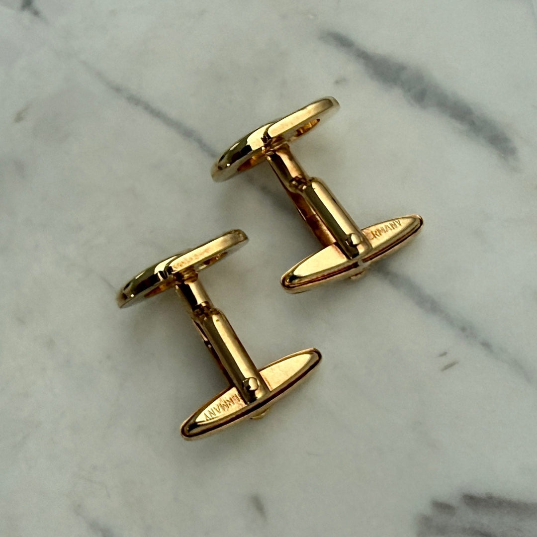 Gold Logo Cufflinks