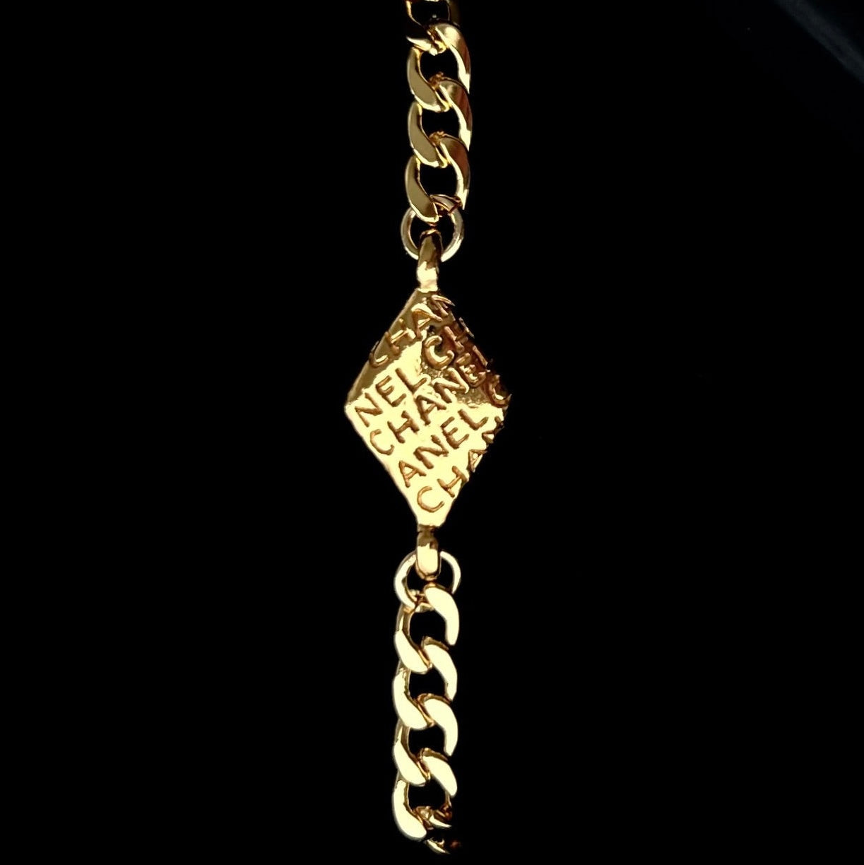 Gold Printed Cuban Bracelet
