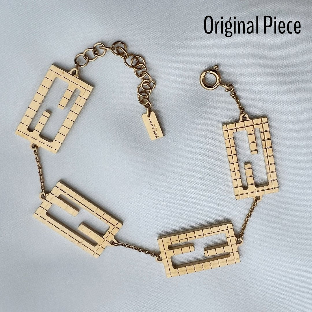 Gold Baguette Fine Cuban Choker