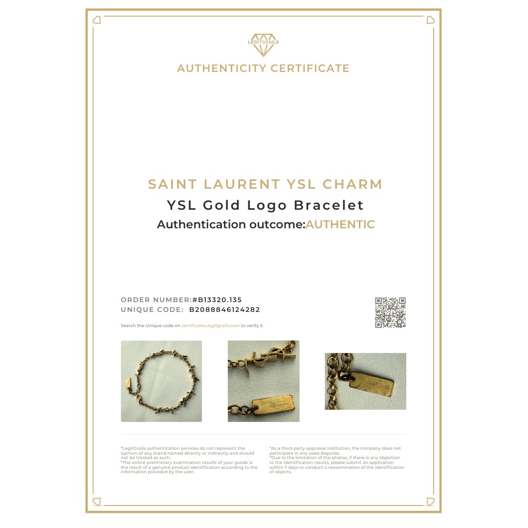 Gold Logo Bracelet