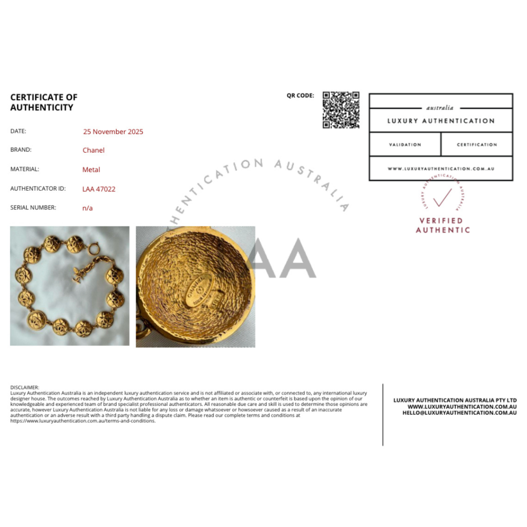 Gold Quilted Bracelet