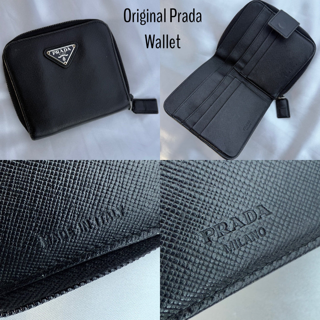 Triangular Black & Silver Logo Earrings