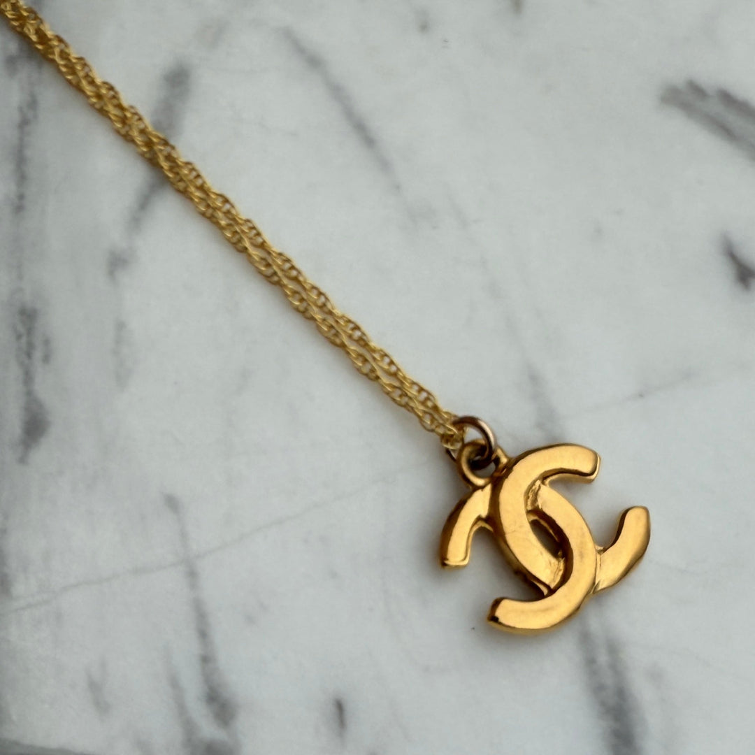 Gold Logo Necklace
