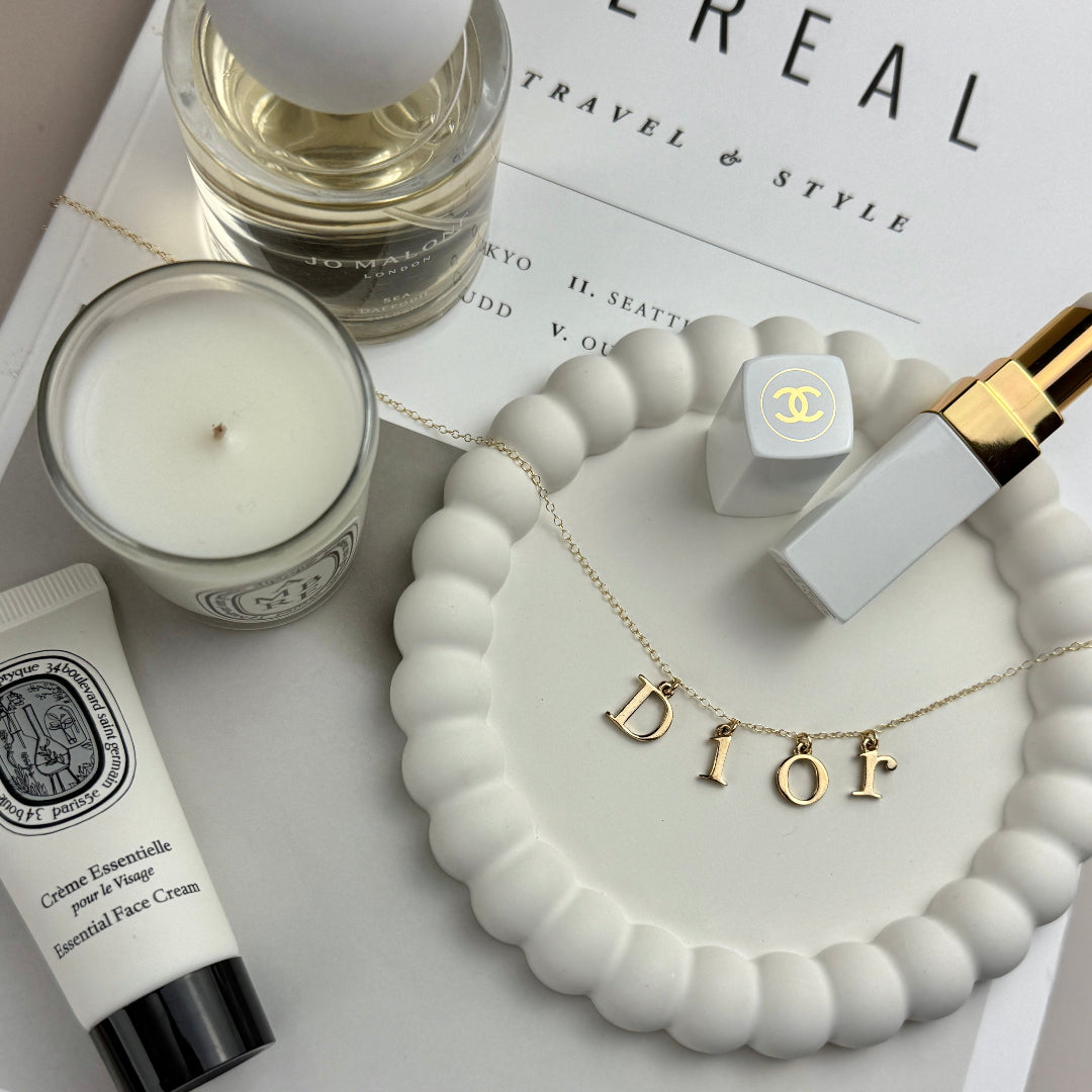 Light Gold Letter Necklace