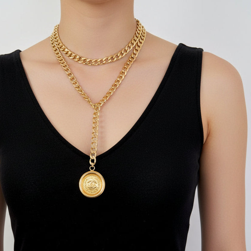 Statement Medallion Belt / Necklace