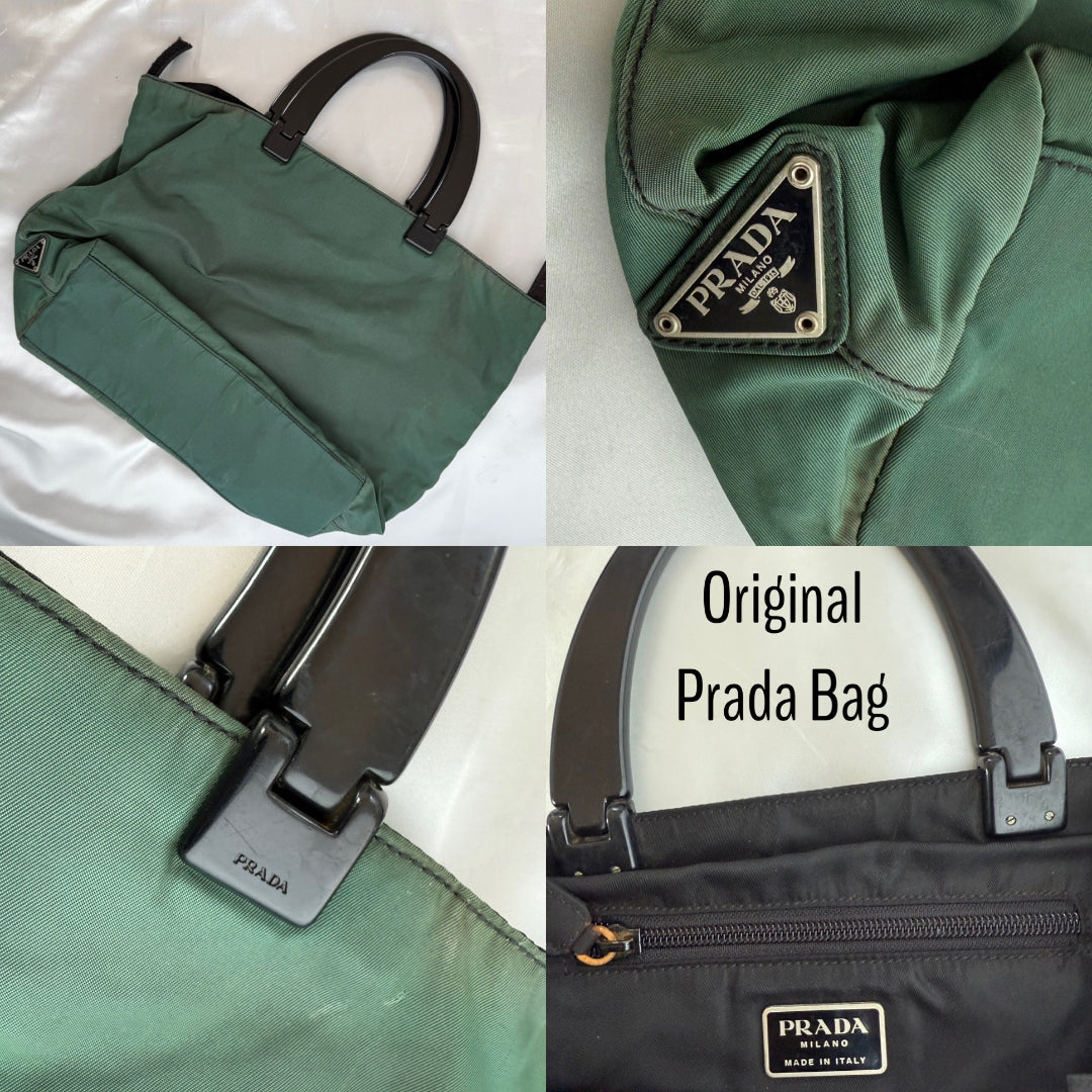 Large Black & Silver Rectangular Logo Earrings