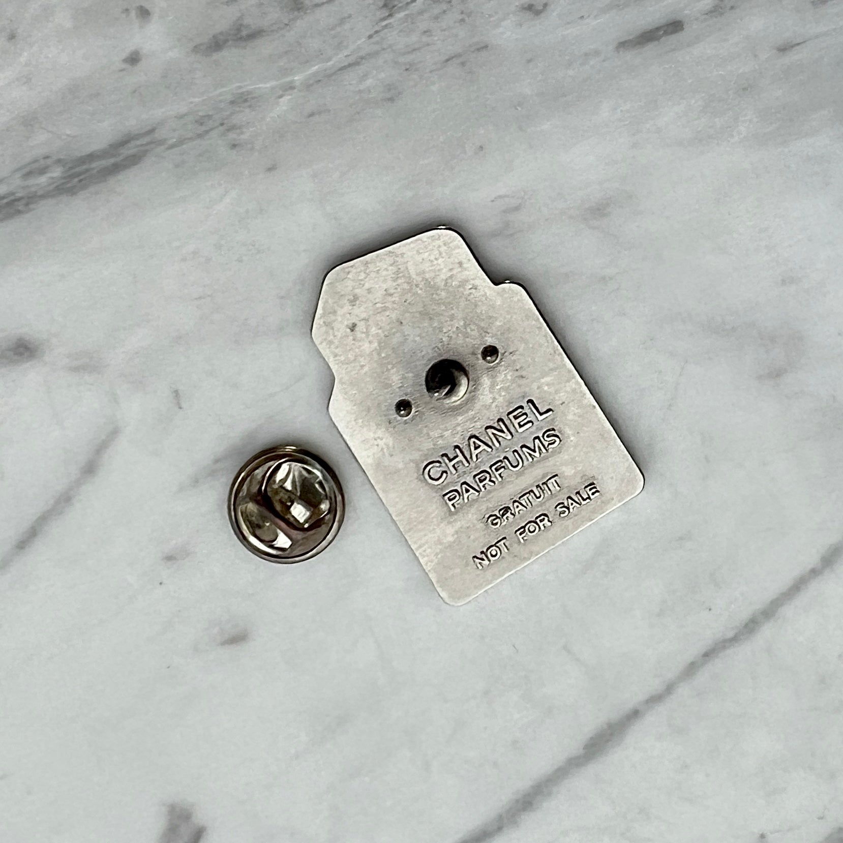 Silver Perfume Brooch