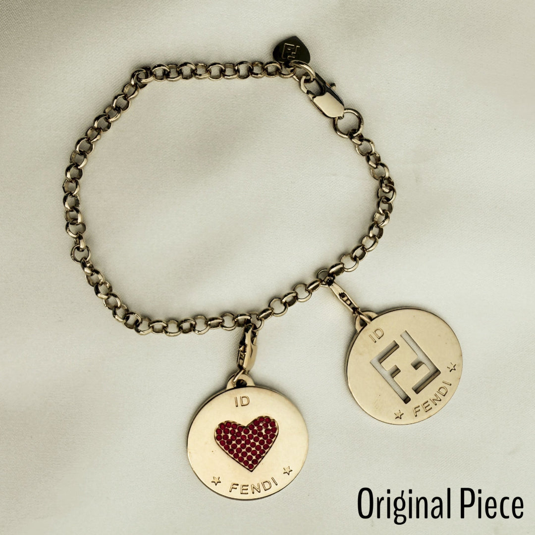 Light Gold Logo Necklace