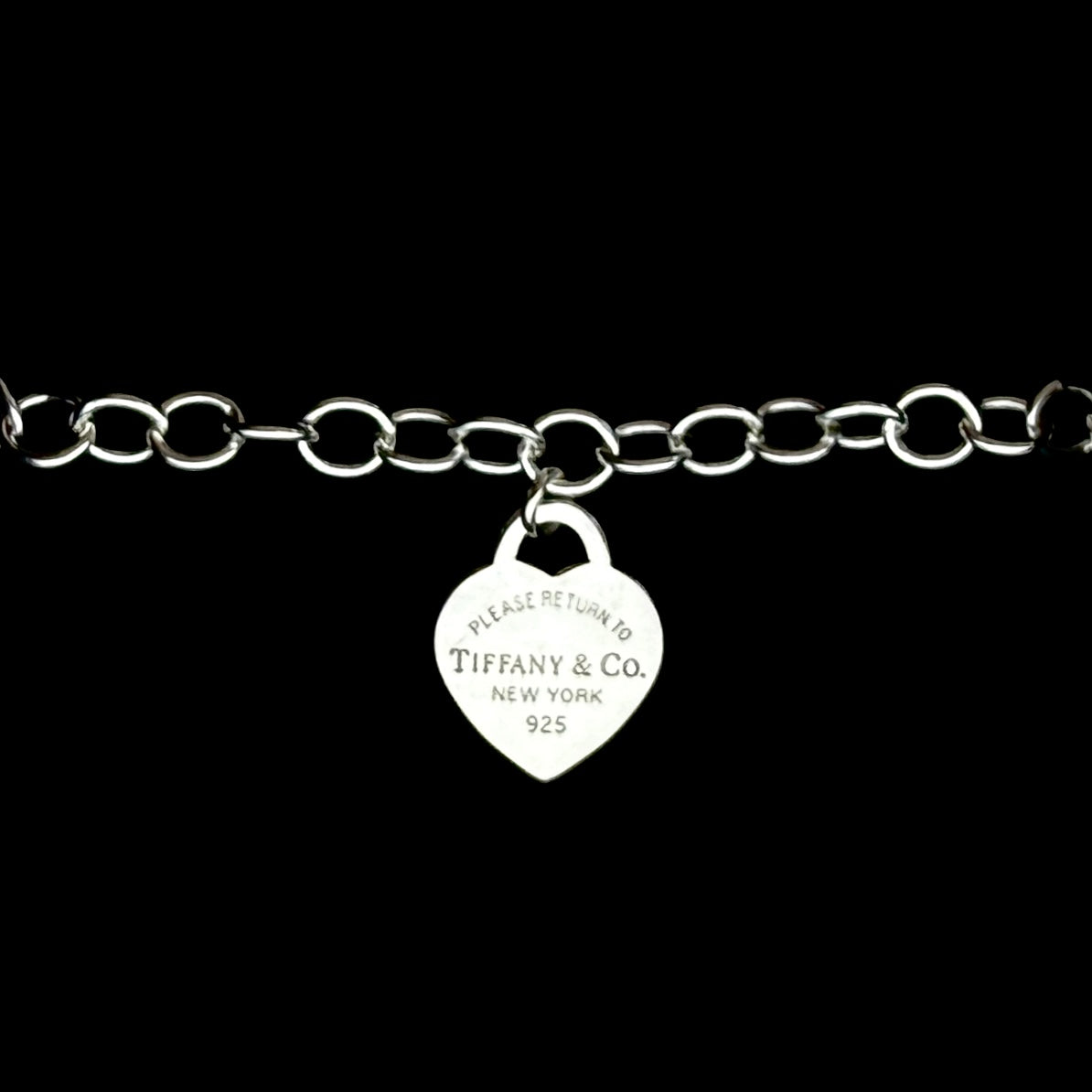 Small Silver Heart Bracelet
