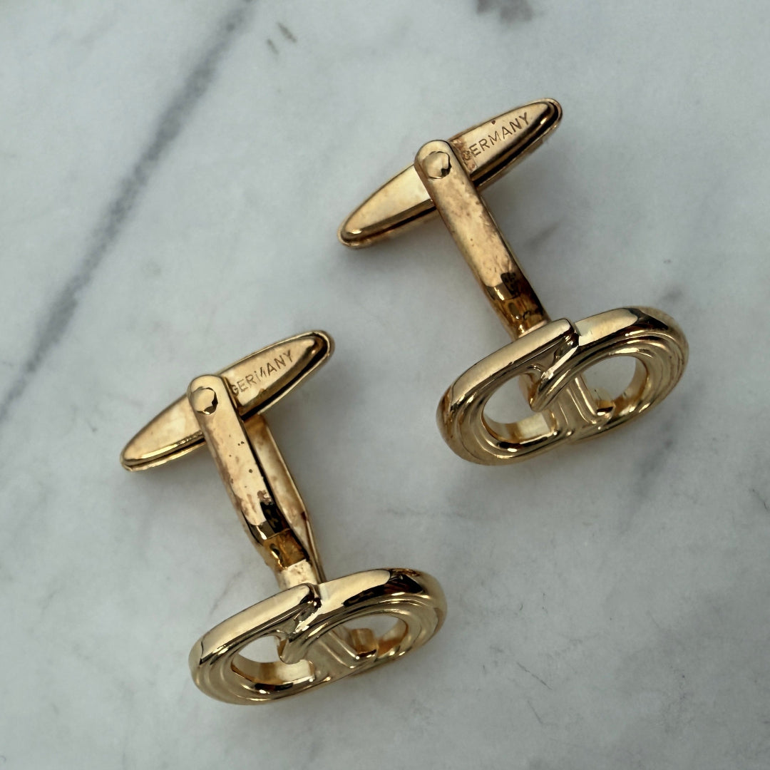 Gold Logo Cufflinks