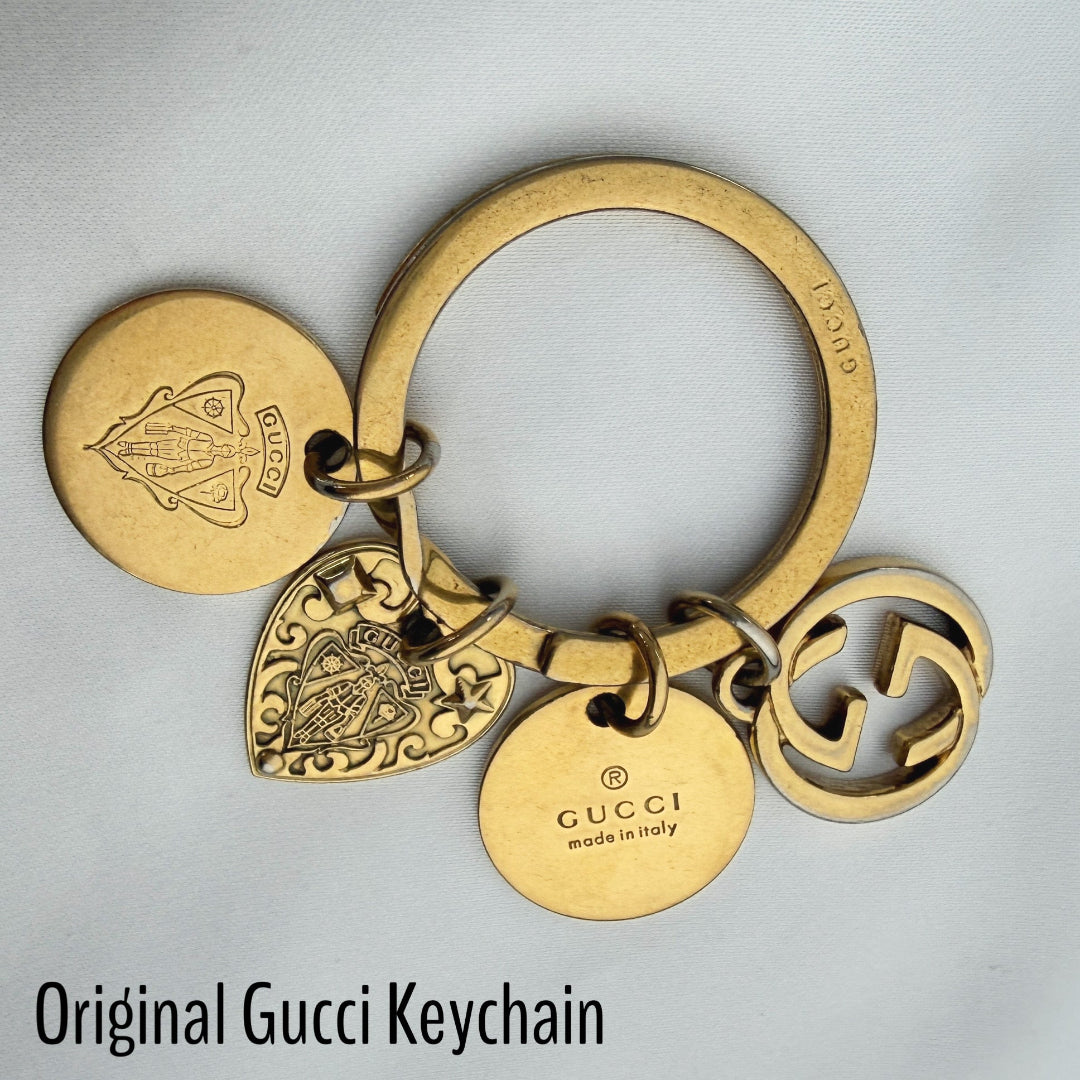 Round Gold Embossed Necklace