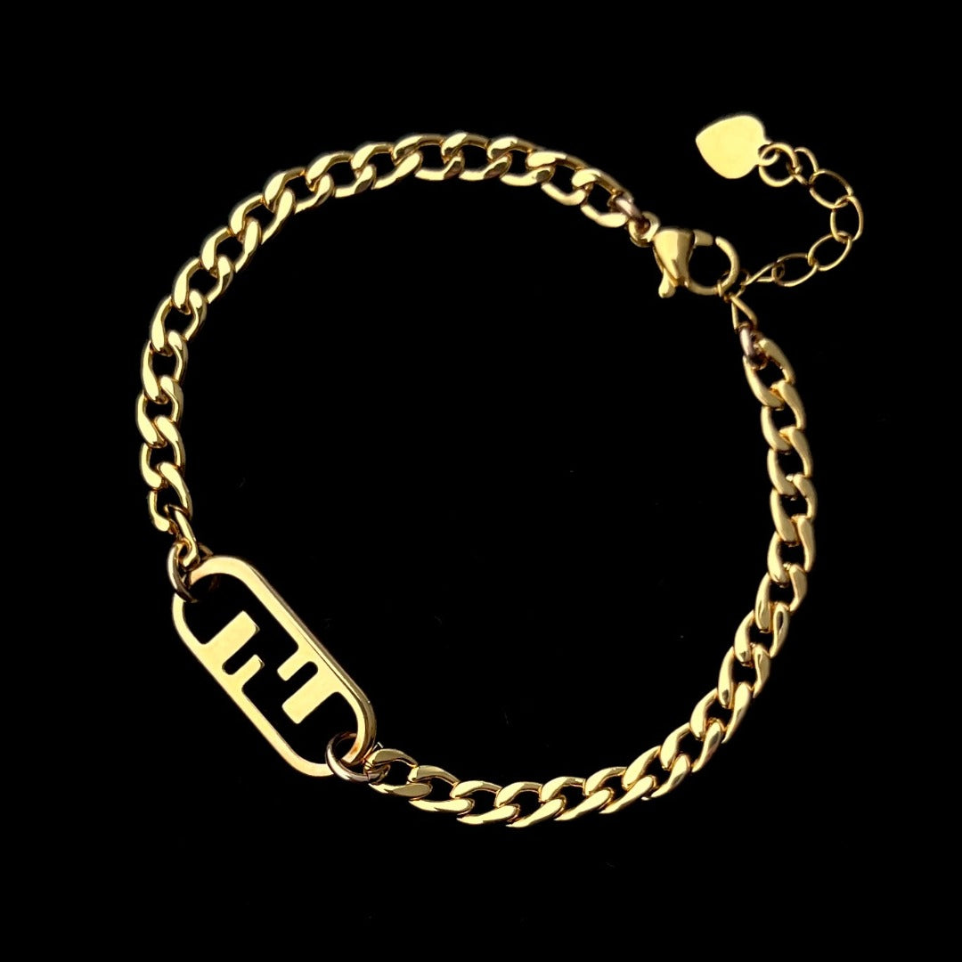 Small Gold Cuban Bracelet