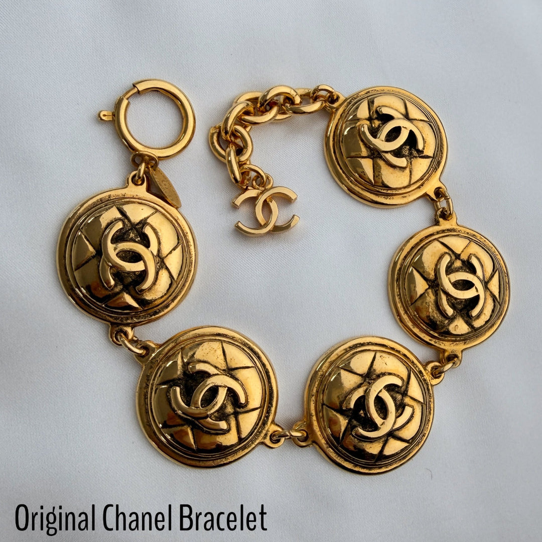 Gold Quilted Bracelet