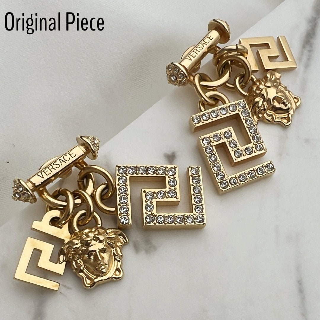 Gold Logo Earrings