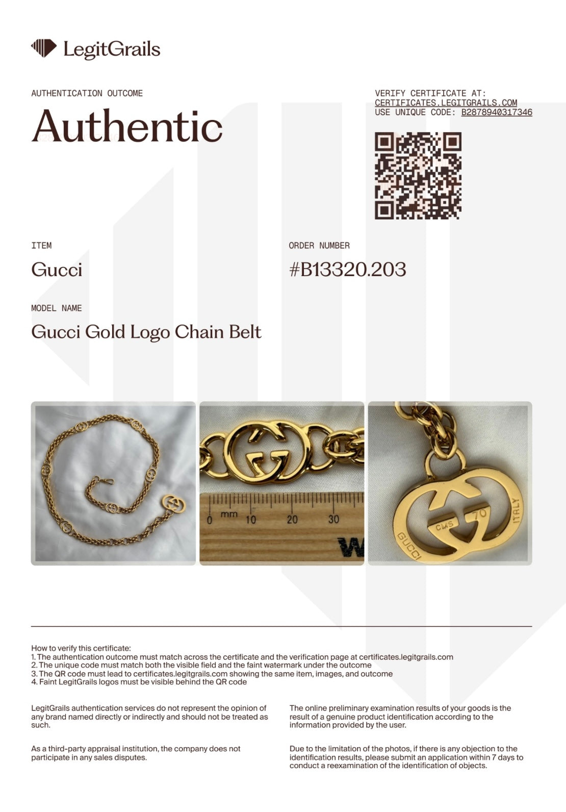 Large Gold Logo Choker