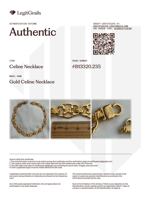 Triomphe Gold Logo Choker