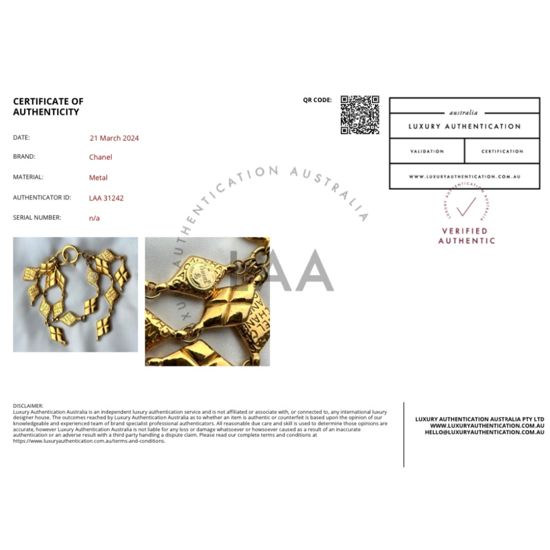 Gold Printed Cuban Bracelet