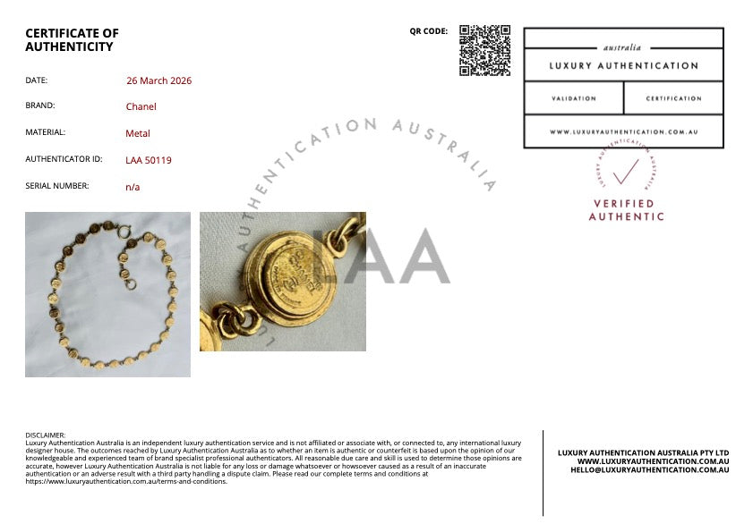 Gold Medallion Cuban Bracelet
