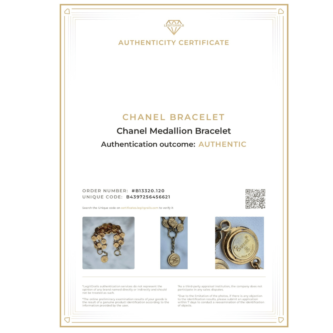 Gold Medallion Cuban Bracelet