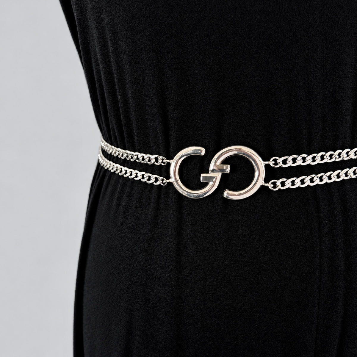 Silver Logo Belt