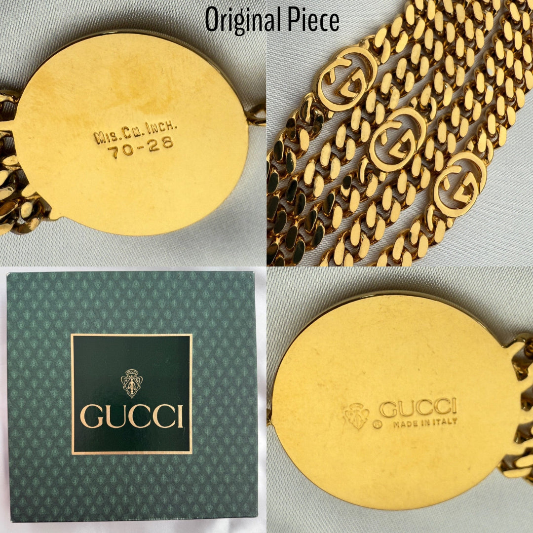 Small Gold Logo Cuban Choker