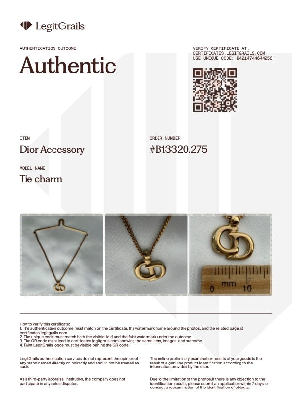Gold Logo Necklace