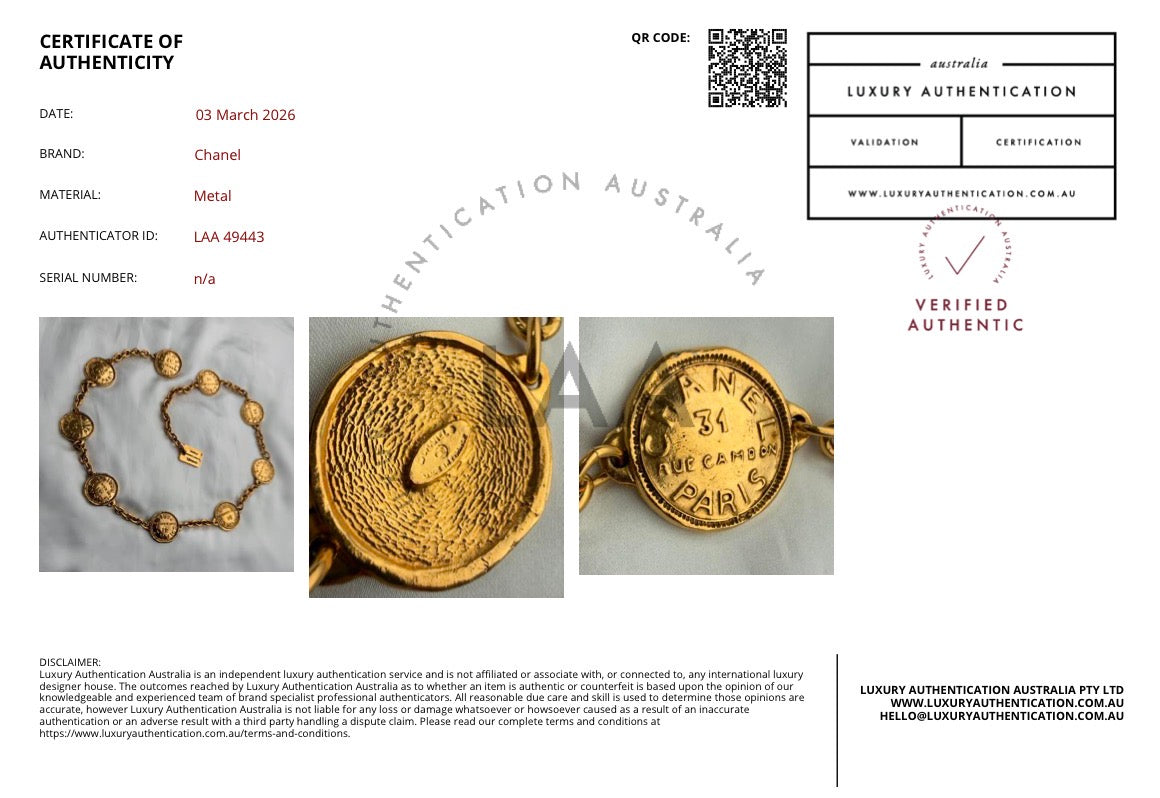 Statement 31 Rue Cambon Paris Choker