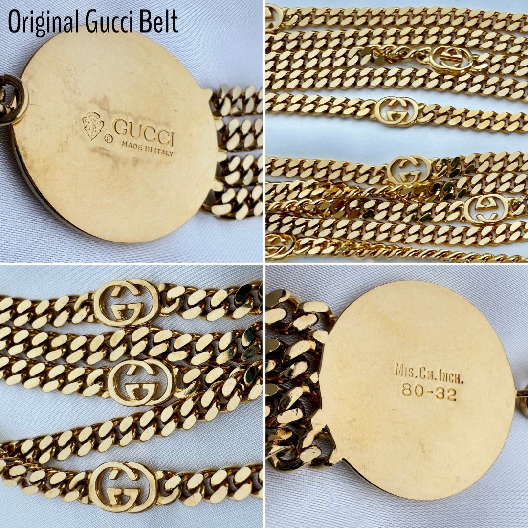 Small Gold Logo Cuban Bracelet
