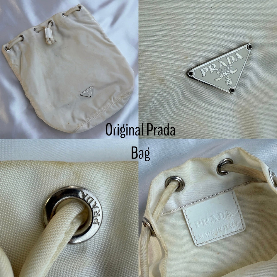 Small Cream & Silver Triangular Logo Choker