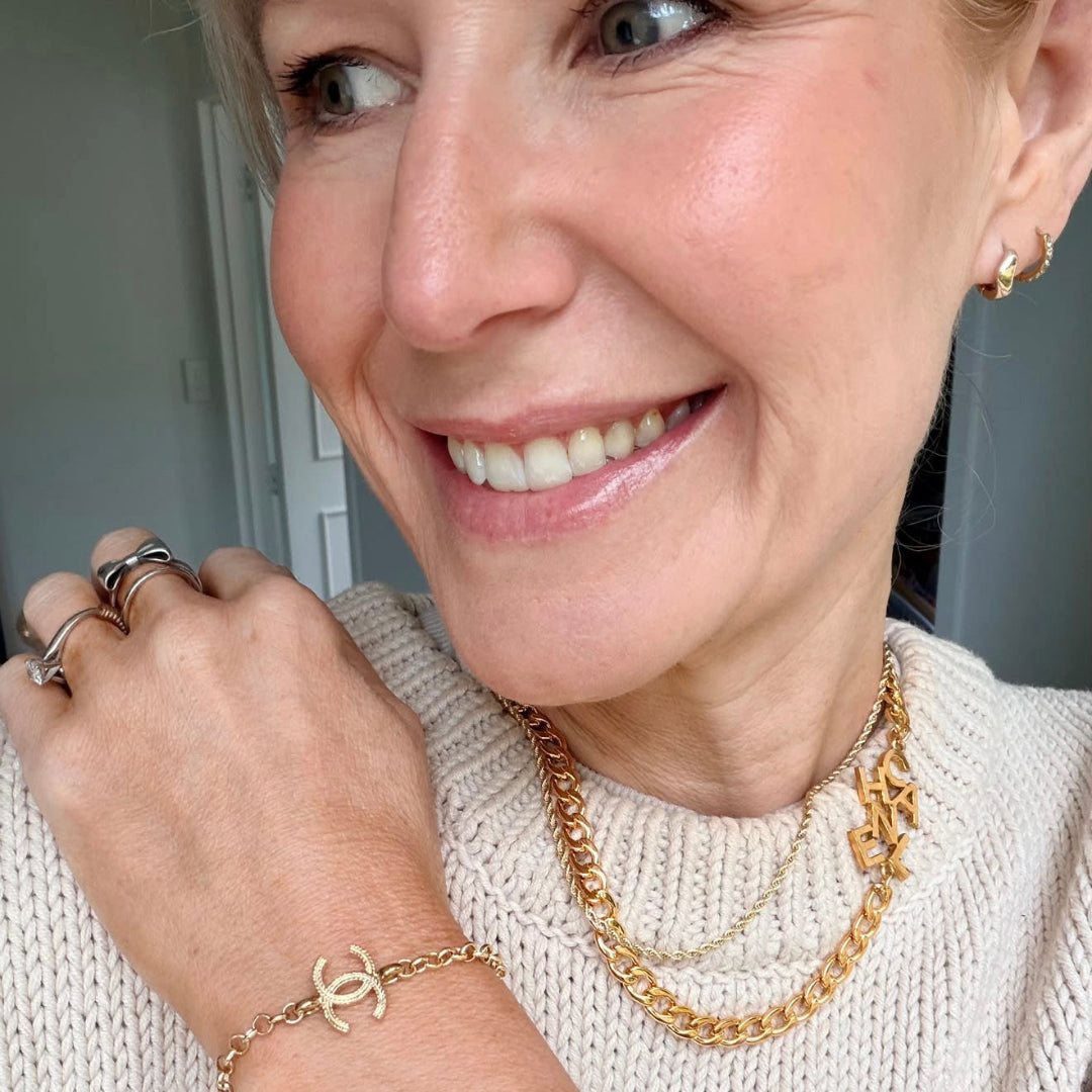 Gold Logo Bracelet