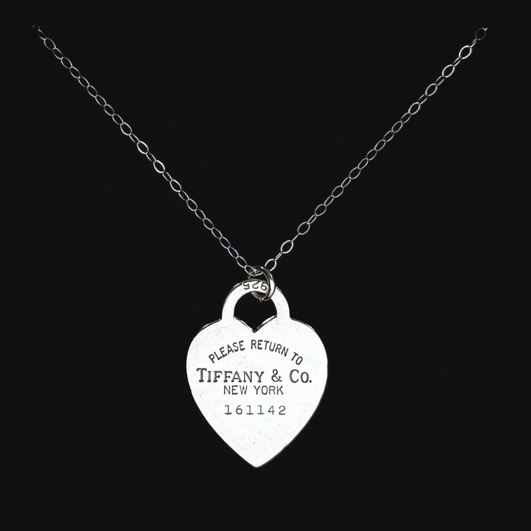 Silver Heart Charm Necklace