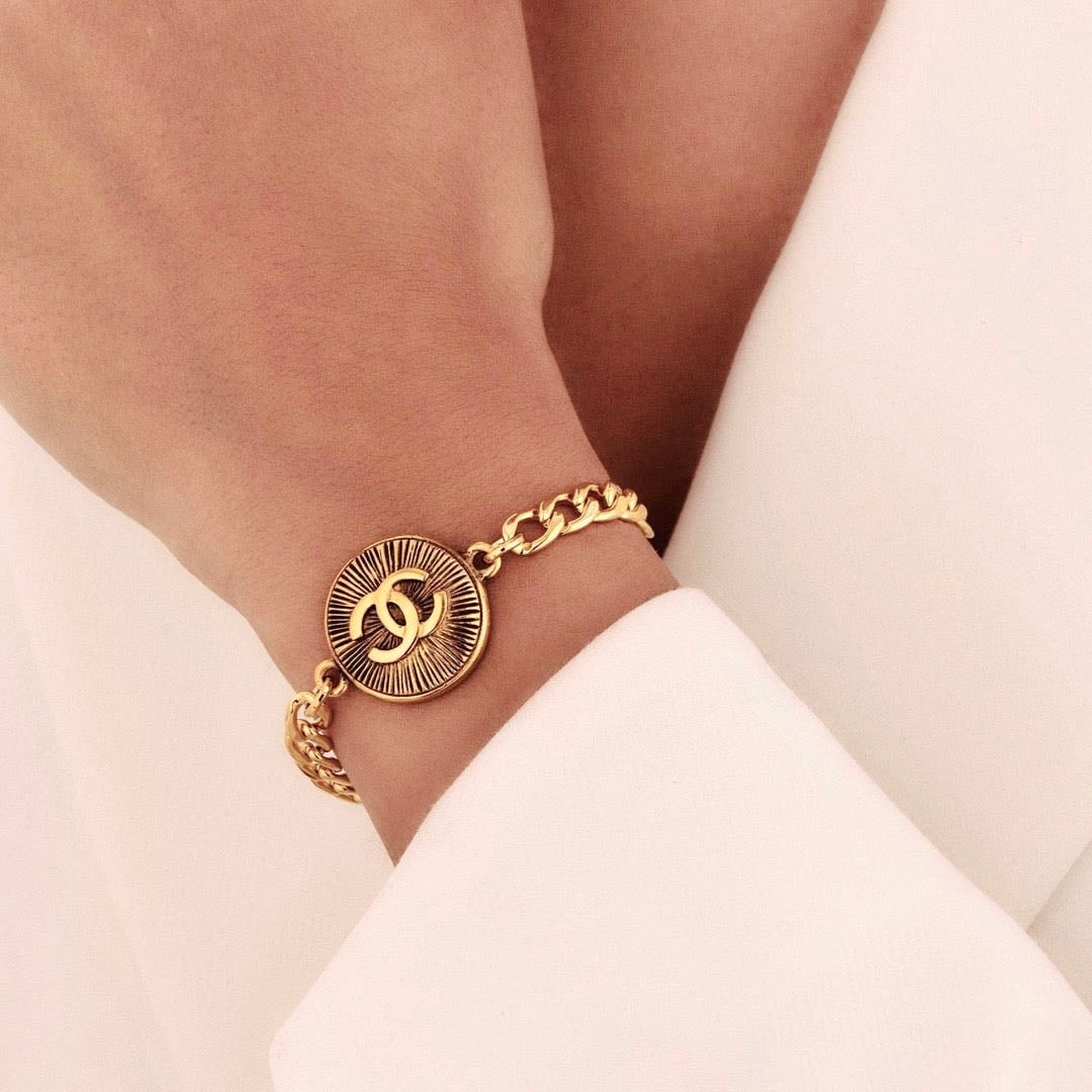 Gold Sunburst Bracelet