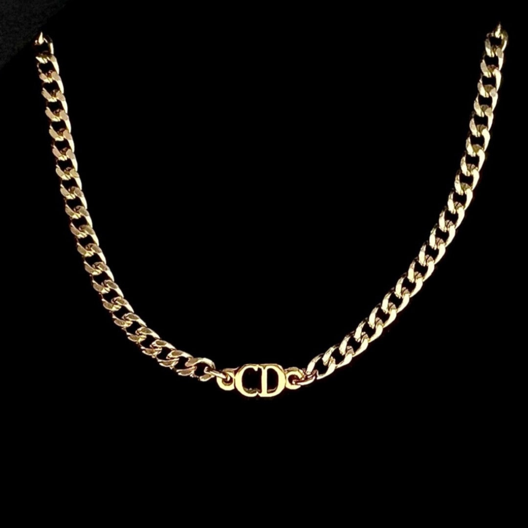 Small Gold Cuban Choker