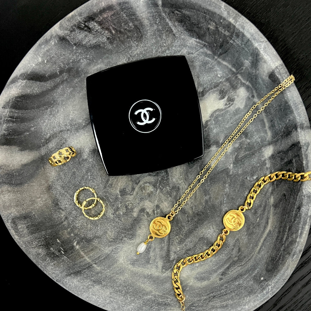 Gold Medallion Cuban Bracelet