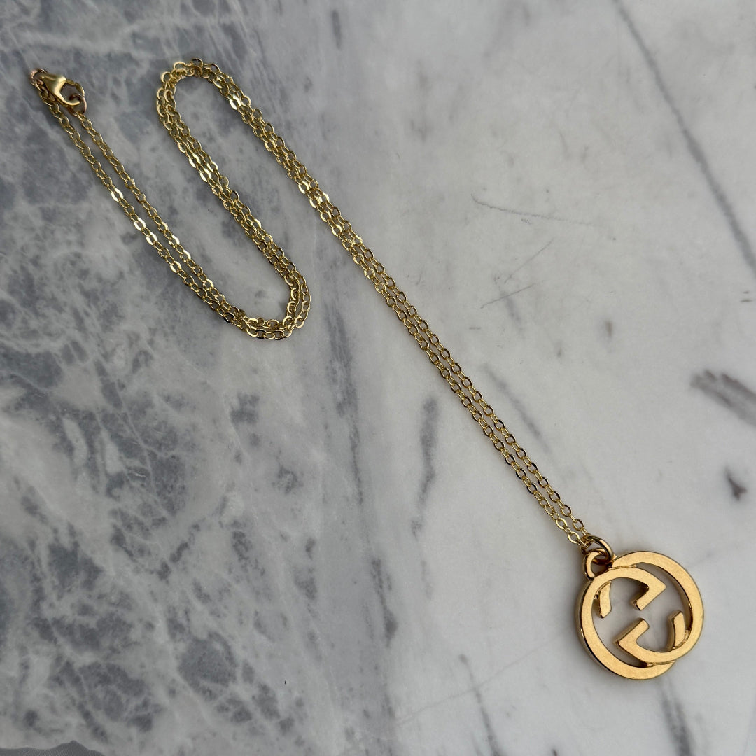 Gold Logo Necklace